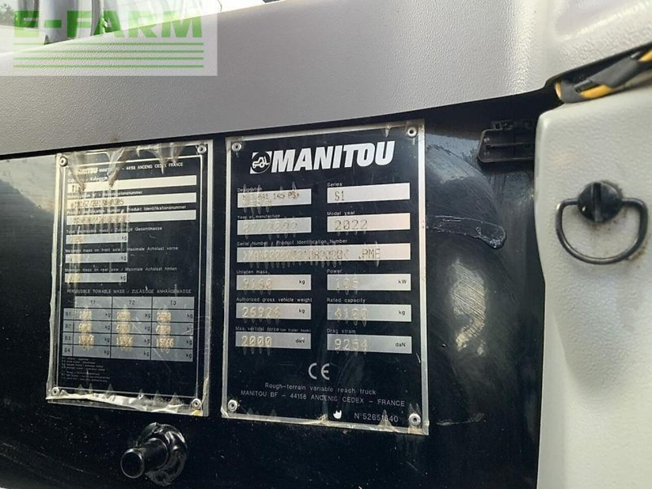 Empilhador telescópico Manitou mlt 841-145 ps+ telehandler (st23226): foto 18
