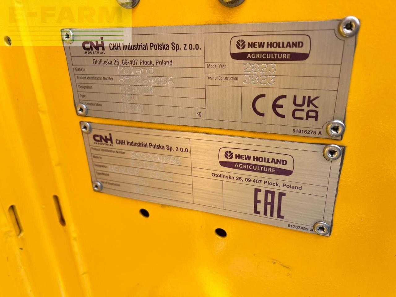 Ceifeira debulhadora New Holland CX 6.90: foto 6