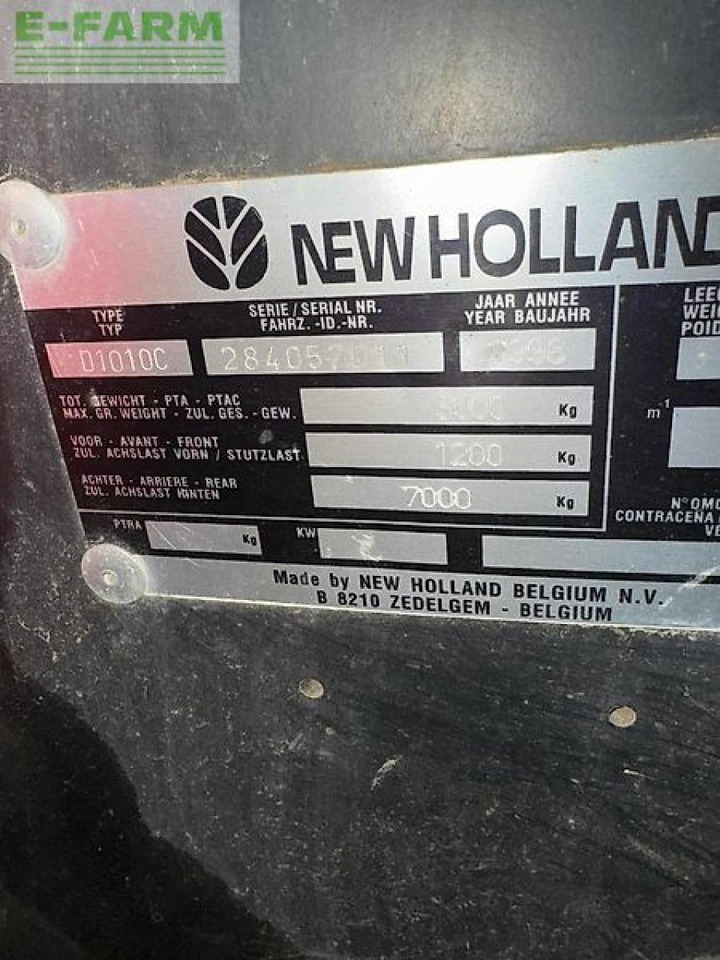 New Holland d1010 - Enfardadeira de fardos quadrados: foto 5 New Holland d1010 - Enfardadeira de fardos quadrados: foto 5