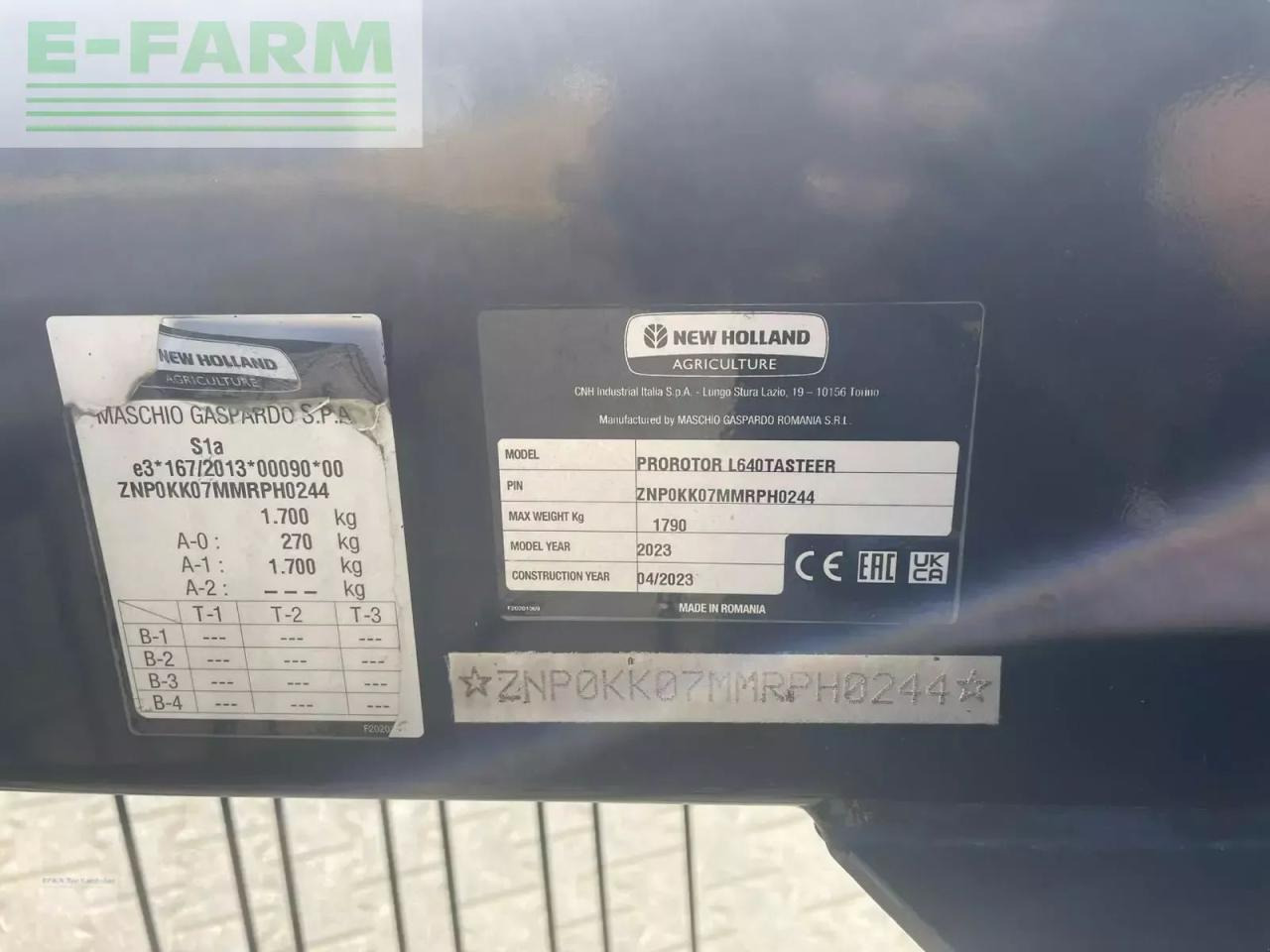 New Holland prorotor l640t - Ancinho enleirador: foto 5 New Holland prorotor l640t - Ancinho enleirador: foto 5