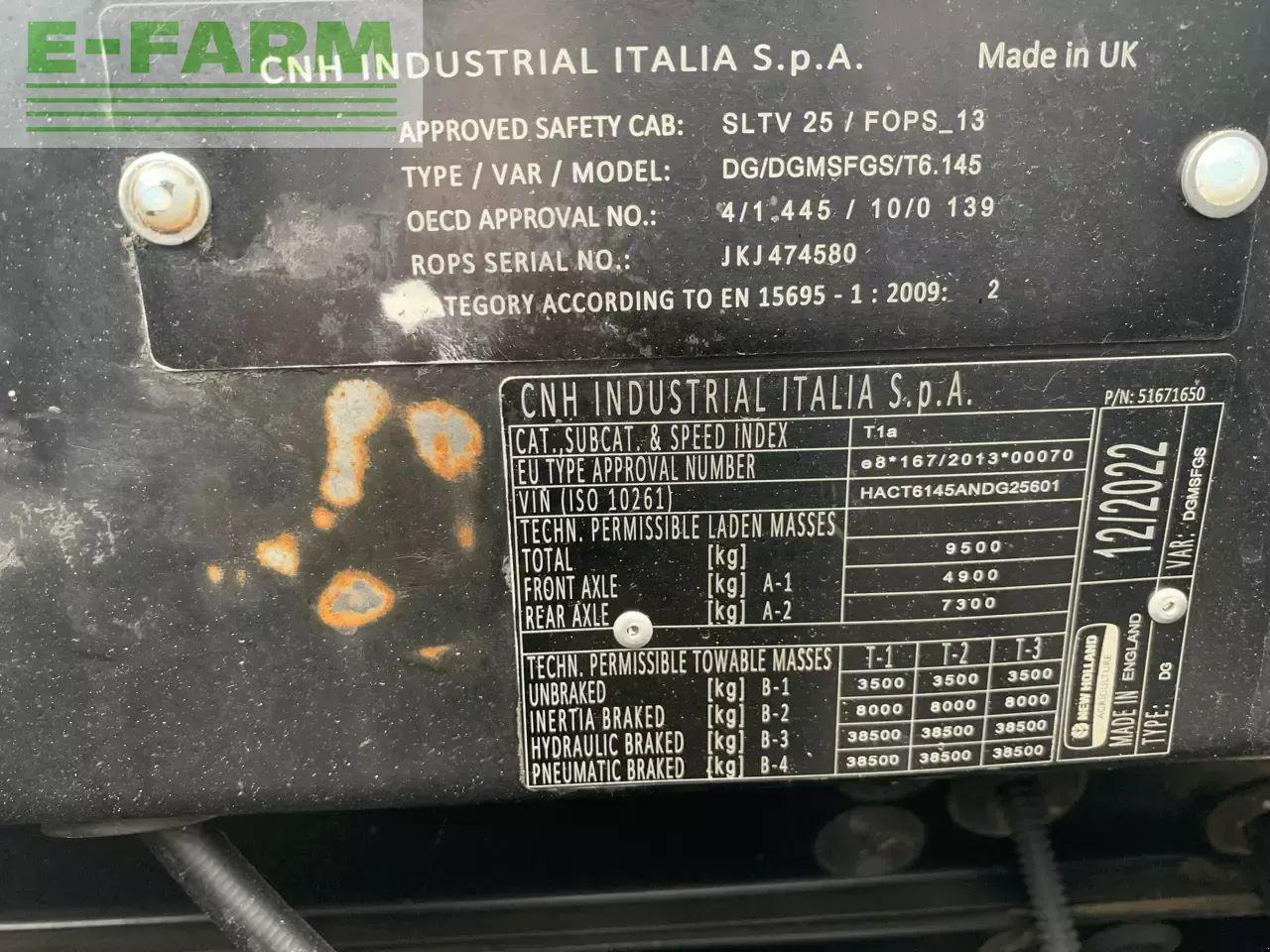 Trator New Holland t6.145 dynamic command: foto 10