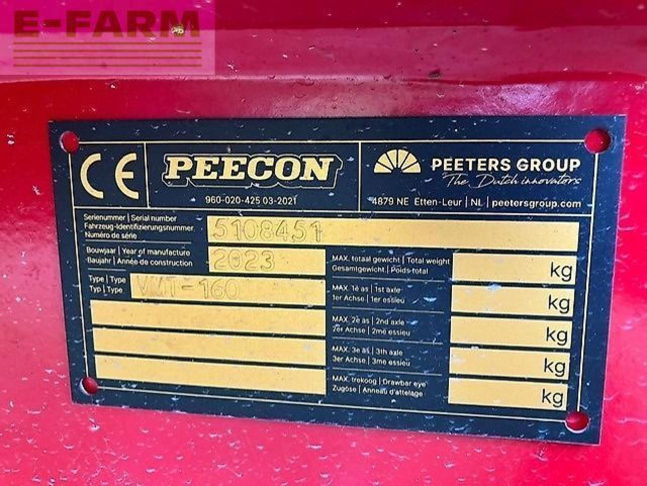 Peecon biga 18 topliner - Equipamento de gado: foto 3 Peecon biga 18 topliner - Equipamento de gado: foto 3