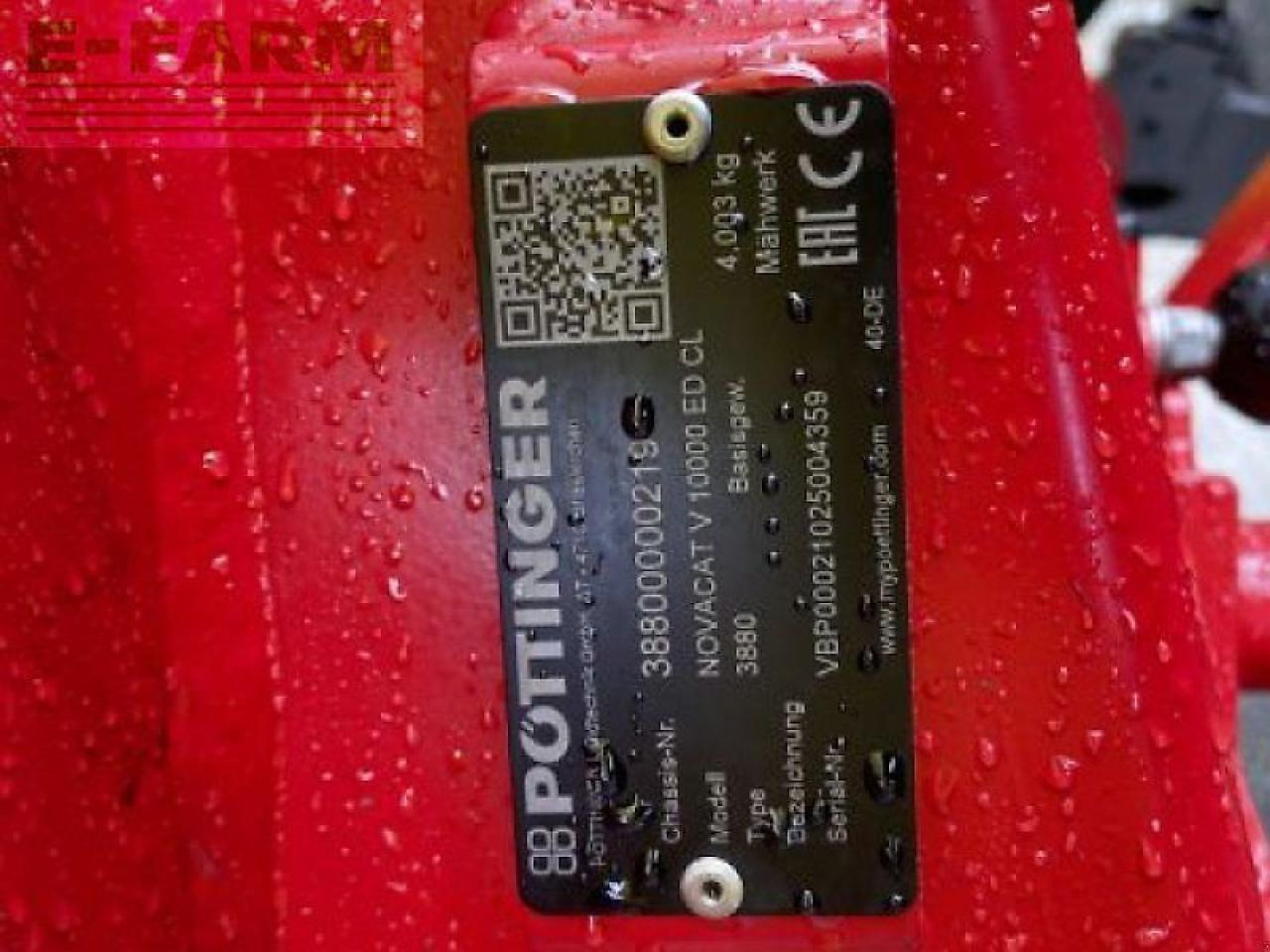 Gadanheira Pöttinger novacat v 10000 ed collector: foto 17 Gadanheira Pöttinger novacat v 10000 ed collector: foto 17