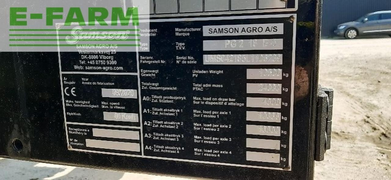Cisterna de chorume Samson pg ii 18 pte slurry master 8000: foto 7