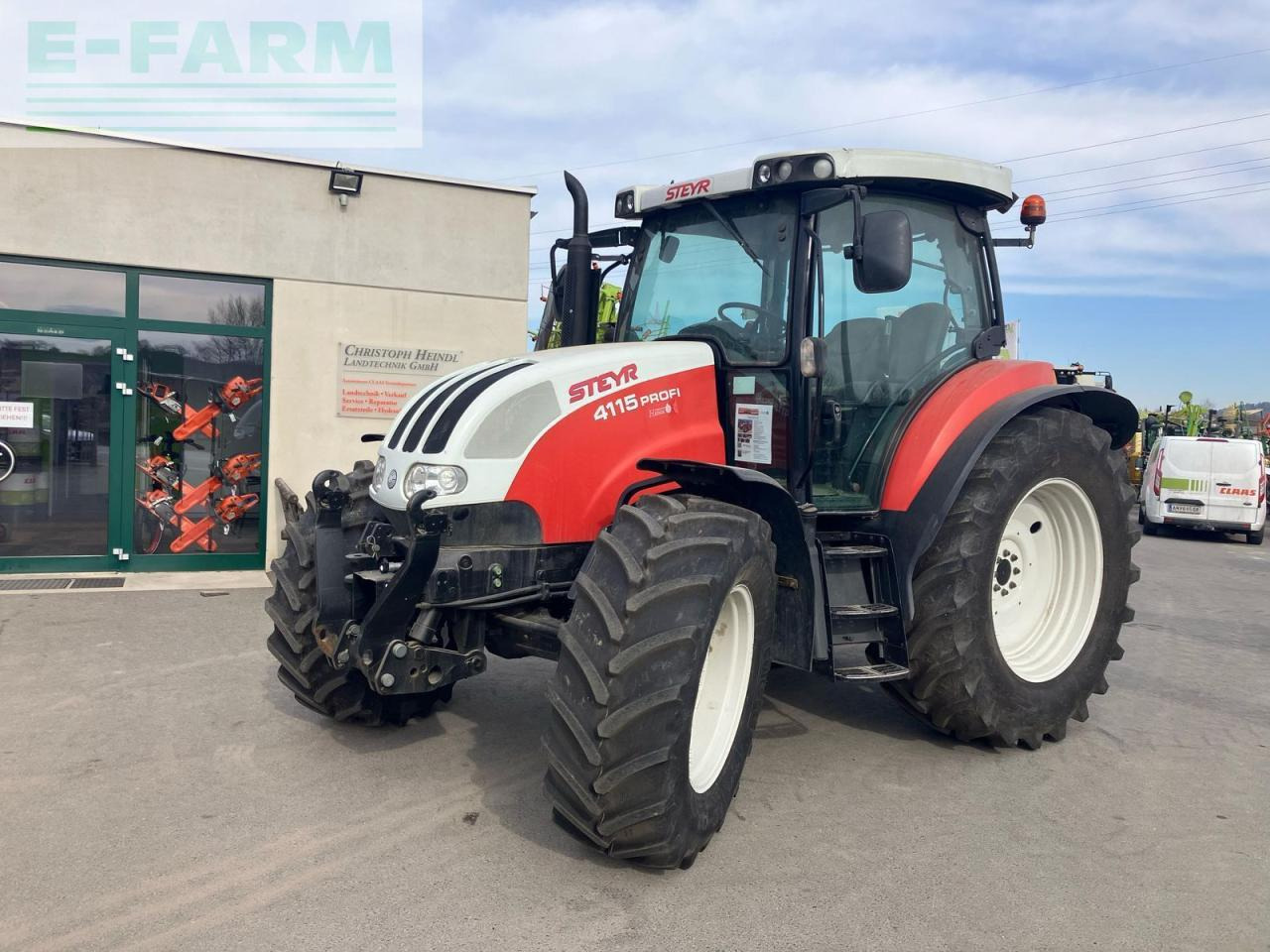 Steyr profi 4115 - Trator: foto 1 Steyr profi 4115 - Trator: foto 1