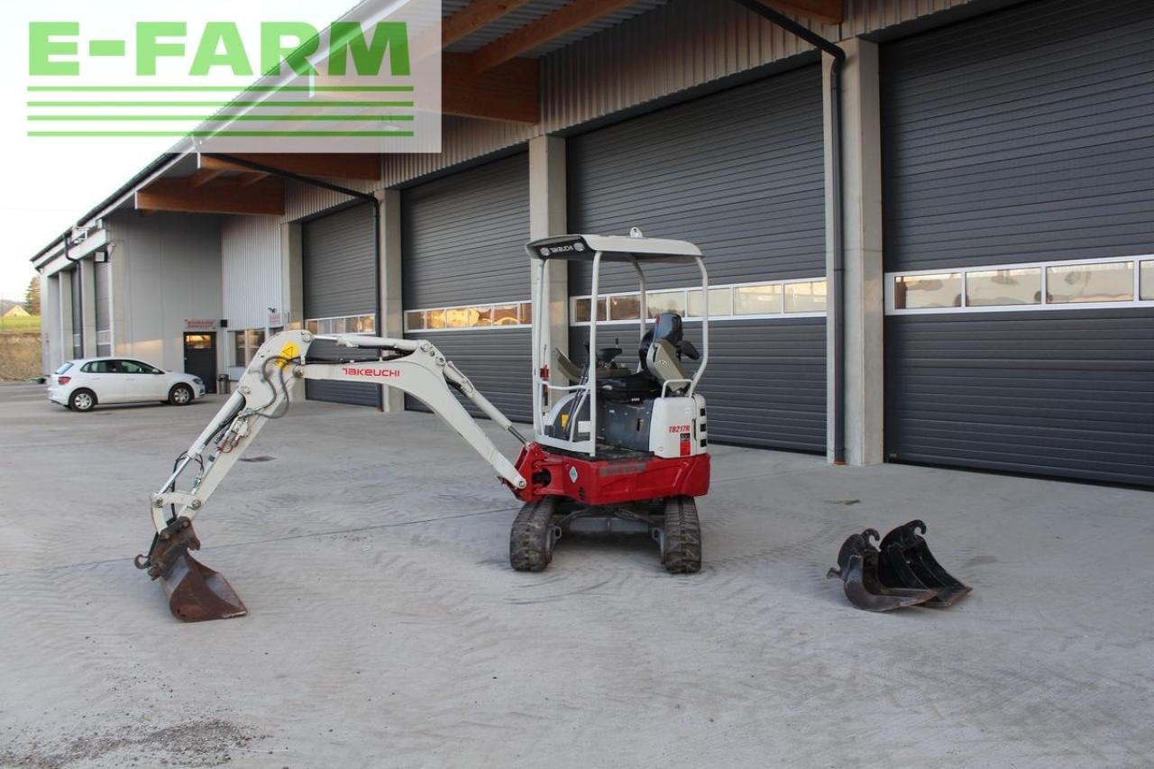 Takeuchi takeuchi tb 217 r minibagger - bagger - Mini escavadeira: foto 2 Takeuchi takeuchi tb 217 r minibagger - bagger - Mini escavadeira: foto 2