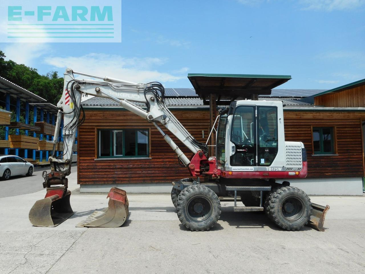 Takeuchi tb 175w mit powertilt + hydr. sw + 3 löffel - Mini escavadeira: foto 1 Takeuchi tb 175w mit powertilt + hydr. sw + 3 löffel - Mini escavadeira: foto 1