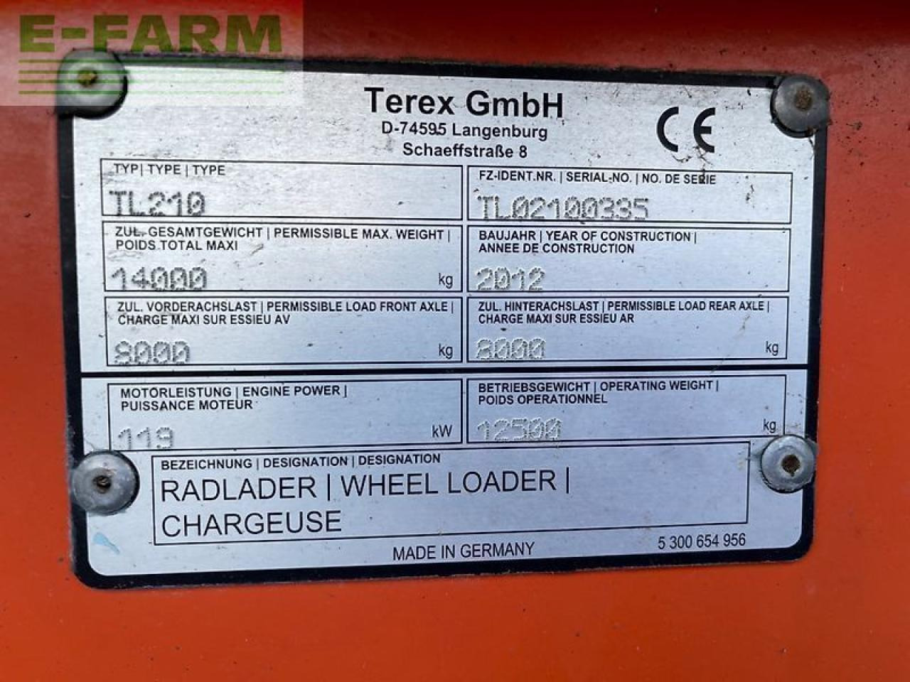 Mini escavadeira Terex tl 210: foto 21 Mini escavadeira Terex tl 210: foto 21