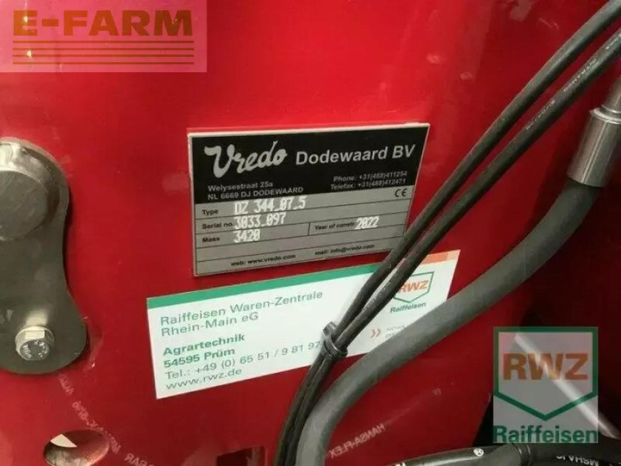 Vredo 344.07.5 agri twin - Semeadora de precisão: foto 4 Vredo 344.07.5 agri twin - Semeadora de precisão: foto 4