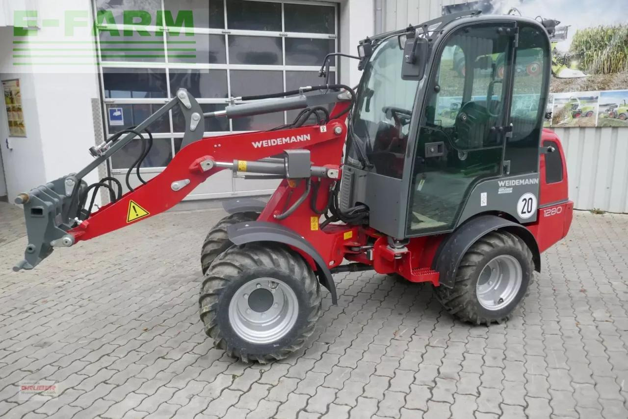 Weidemann 1280 - euroaufnahme - Pá carregadora de rodas: foto 1 Weidemann 1280 - euroaufnahme - Pá carregadora de rodas: foto 1
