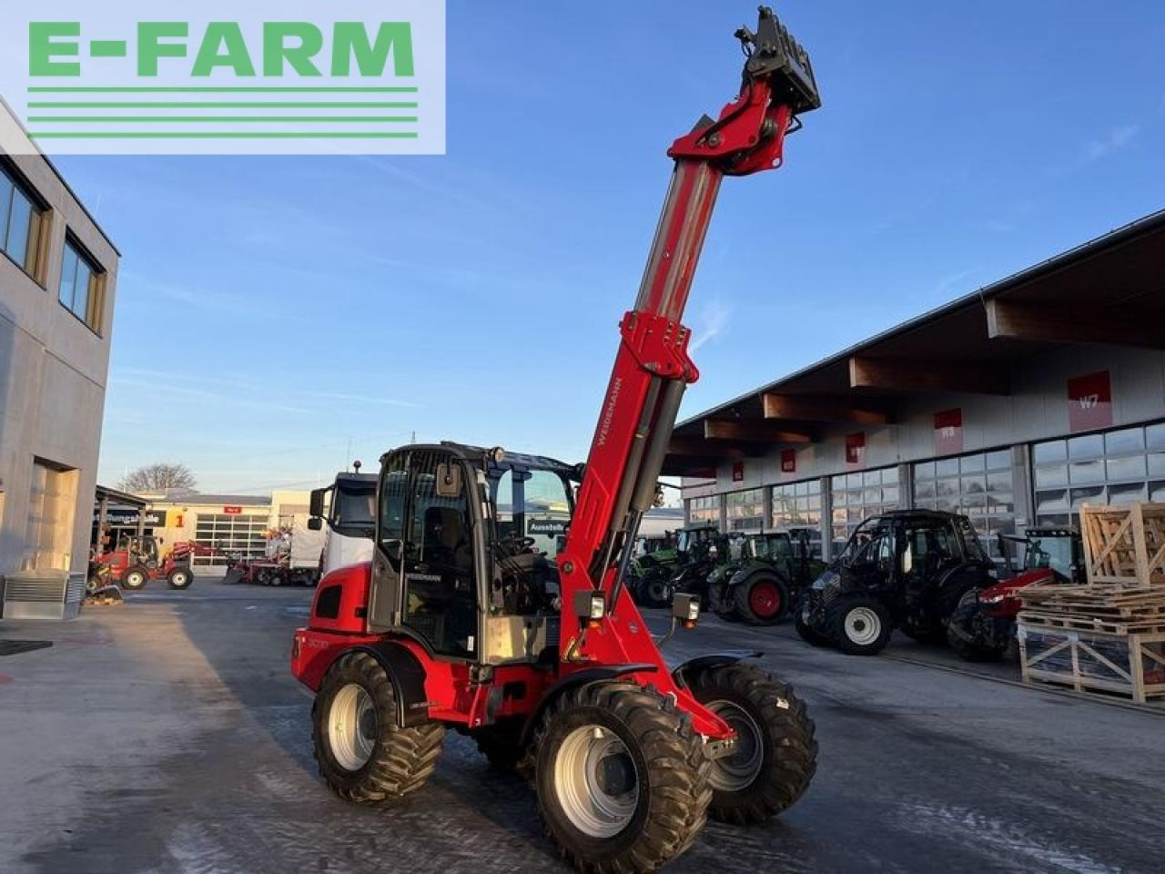 Weidemann 3070cx80 teleradlader 3100h, 30km/h 100l hydr. - Pá carregadora telescópica: foto 3 Weidemann 3070cx80 teleradlader 3100h, 30km/h 100l hydr. - Pá carregadora telescópica: foto 3