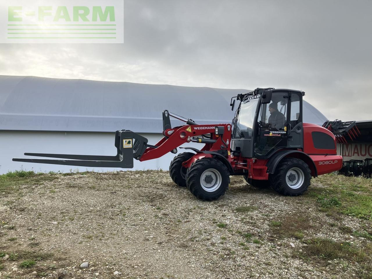 Weidemann 3080lp für geflügelkistengabel sofort verfügbar - Mini escavadeira: foto 1 Weidemann 3080lp für geflügelkistengabel sofort verfügbar - Mini escavadeira: foto 1