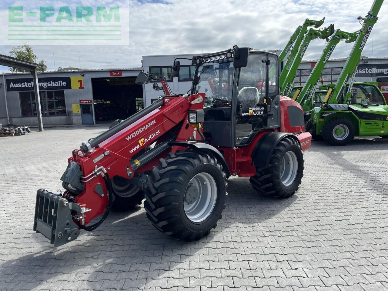 Mini escavadeira Weidemann 4080lp tele 30km/h: foto 24