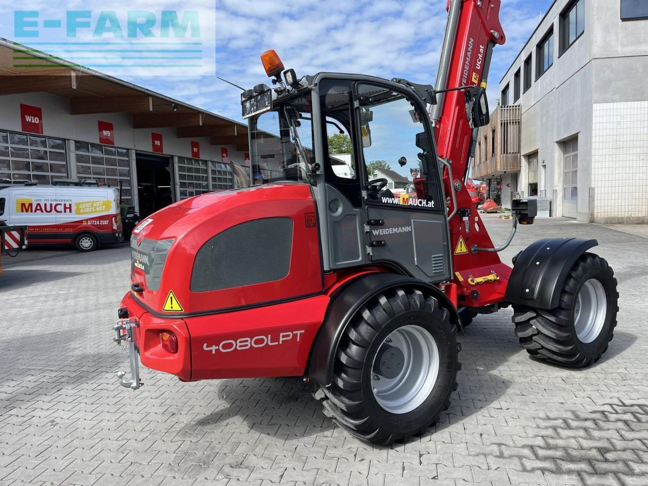 Mini escavadeira Weidemann 4080lp tele 30km/h: foto 9