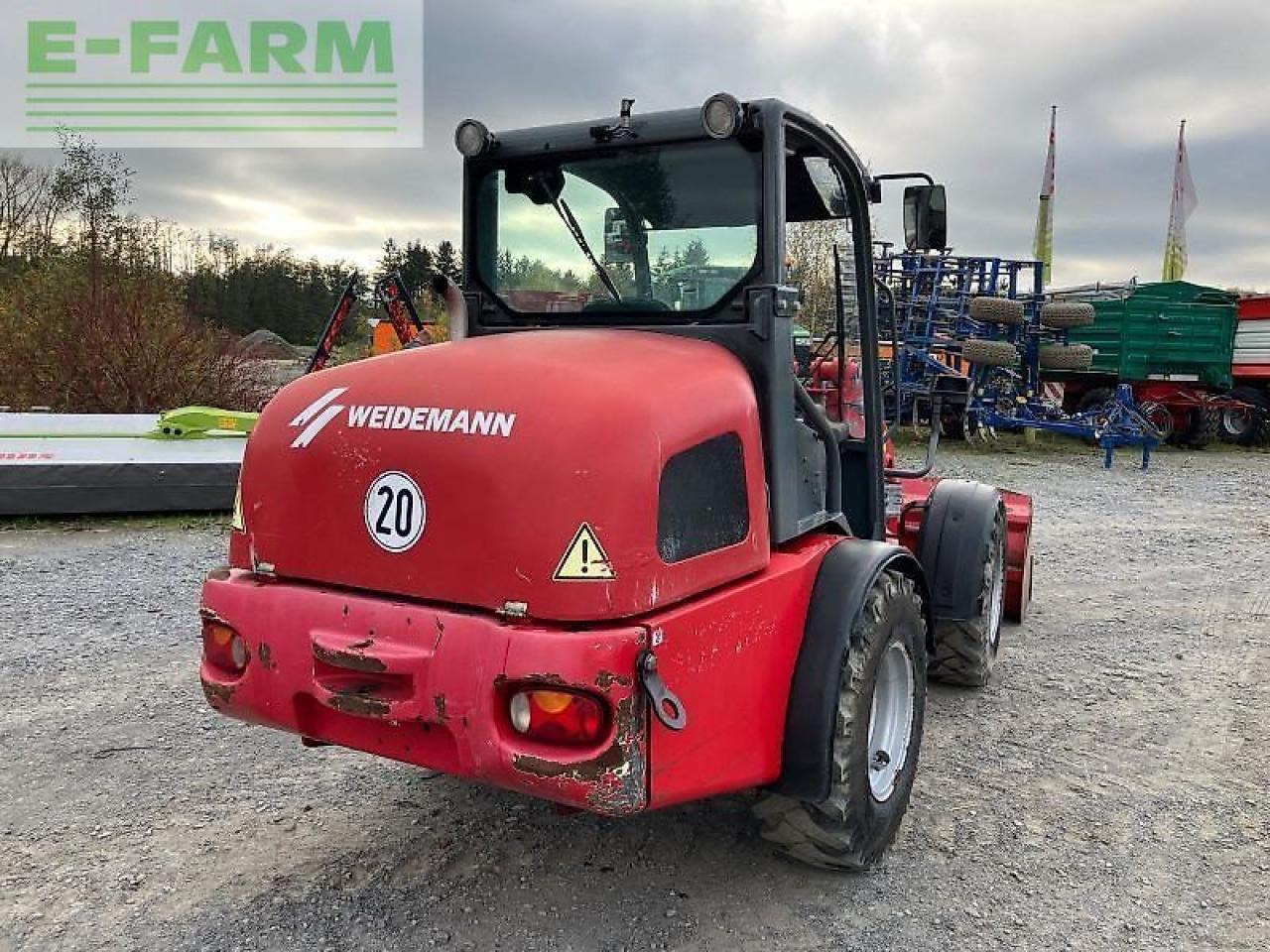 Weidemann gebr. 3070 cx 60 hoflader - Mini escavadeira: foto 4 Weidemann gebr. 3070 cx 60 hoflader - Mini escavadeira: foto 4