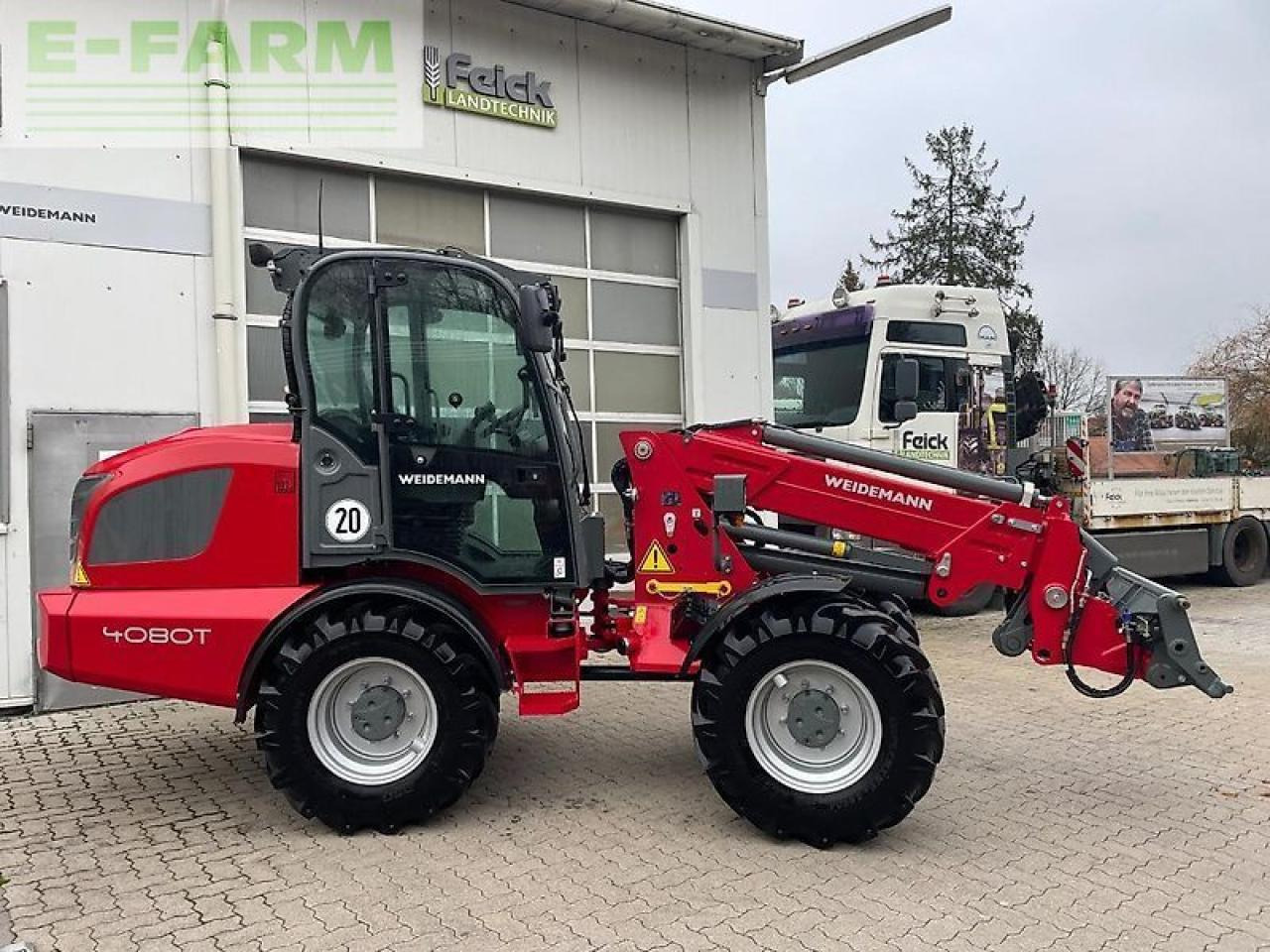 Weidemann teleskopradlader 4080t - Pá carregadora de rodas: foto 1 Weidemann teleskopradlader 4080t - Pá carregadora de rodas: foto 1