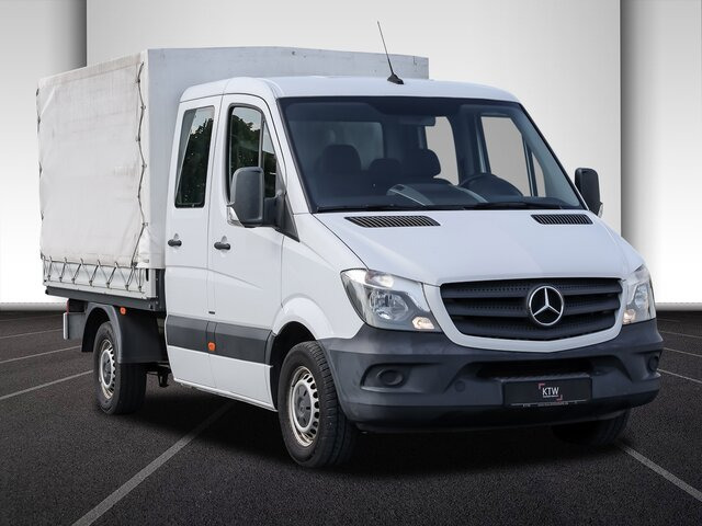 Carrinha de caixa aberta, Carrinha cabine dupla MERCEDES-BENZ Sprinter 214 CDI DOKA Pritsche,Klima,EURO6: foto 16