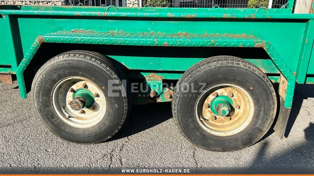 Reboque baixa Blomenröhr 2-Achsen Anhänger, Tandem Tieflader für Bagger: foto 10