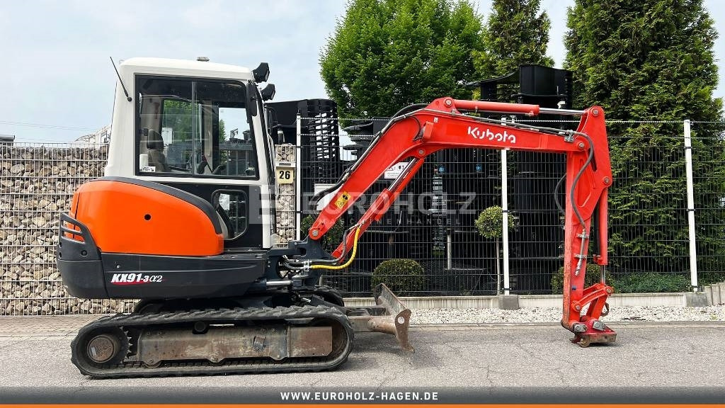 Kubota Minibagger KX 91-3 S2 mit Schnellwechsler MS03 - Mini escavadeira: foto 1 Kubota Minibagger KX 91-3 S2 mit Schnellwechsler MS03 - Mini escavadeira: foto 1