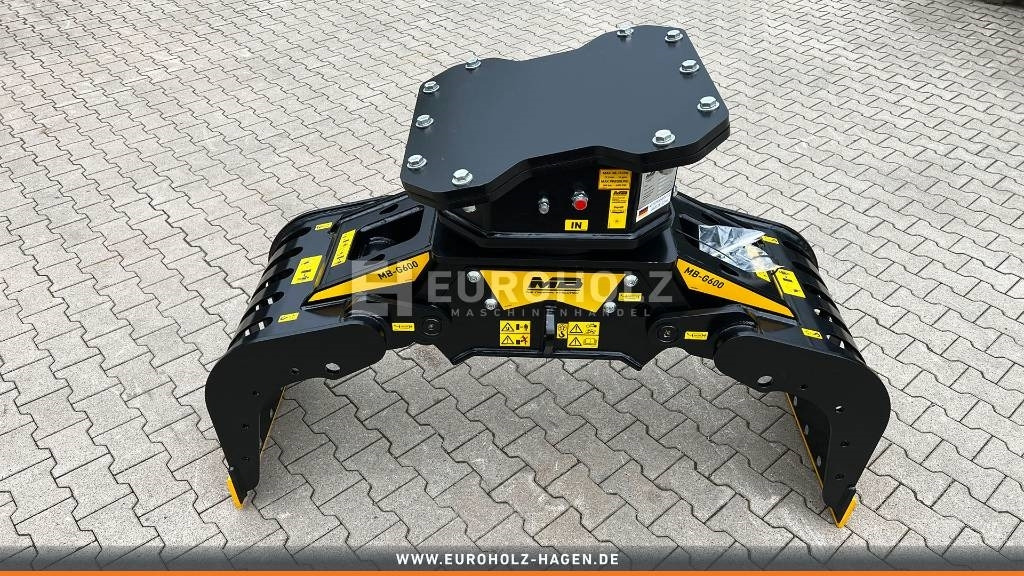 Sortiergreifer MB Crusher MB-G600 S4 6-12 t - Garra para Máquina de construção: foto 1 Sortiergreifer MB Crusher MB-G600 S4 6-12 t - Garra para Máquina de construção: foto 1