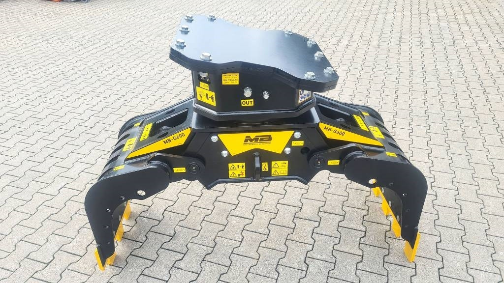 Sortiergreifer MB Crusher MB-G600 S4 6-12 t Messer - Garra para Máquina de construção: foto 1 Sortiergreifer MB Crusher MB-G600 S4 6-12 t Messer - Garra para Máquina de construção: foto 1