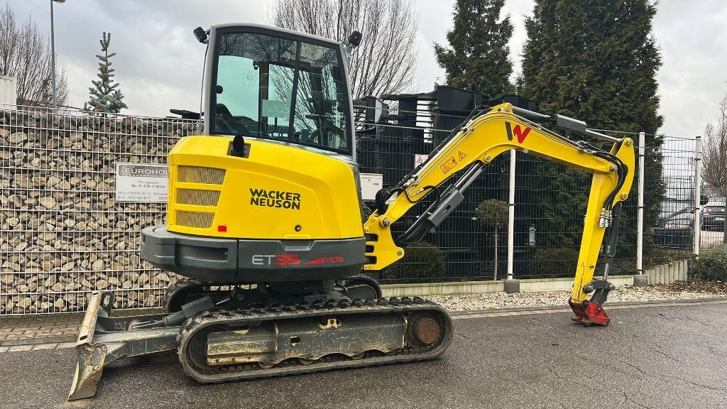 Mini escavadeira Wacker Neuson ET 35 VDS mit Schnellwechsler MS 03, Knickmatik: foto 16