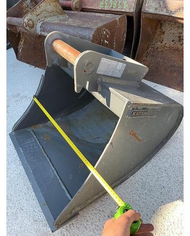 Kinshofer 50 cm Tieflöffel mit Lehnhoff MS01 Aufnahme - Balde escavadora: foto 1 Kinshofer 50 cm Tieflöffel mit Lehnhoff MS01 Aufnahme - Balde escavadora: foto 1