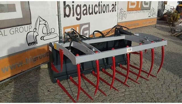 Krokodilgabel / Krokodilzange 180 cm mit Terex TL80/TL100 Aufnahme - Estrutura/ Châssis: foto 2 Krokodilgabel / Krokodilzange 180 cm mit Terex TL80/TL100 Aufnahme - Estrutura/ Châssis: foto 2