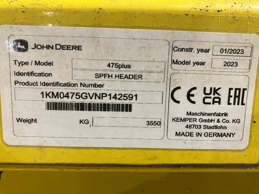 Kemper 475 plus - Plataforma para colher milho: foto 2 Kemper 475 plus - Plataforma para colher milho: foto 2