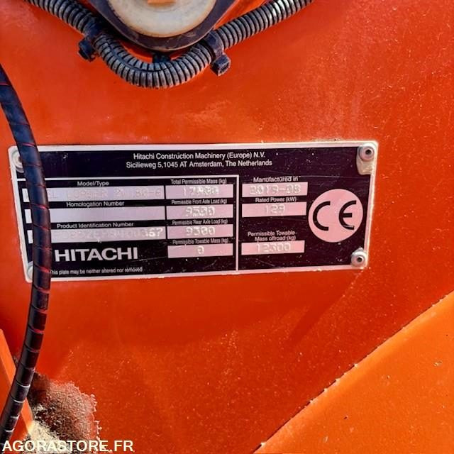 CHARGEUR HITACHI ZW180-6 2019 9270 HEURES - Pá carregadora: foto 5 CHARGEUR HITACHI ZW180-6 2019 9270 HEURES - Pá carregadora: foto 5