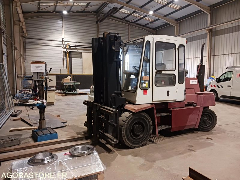 CHARIOT ELEVATEUR - KALMAR DC7/5-600 + POTENCE - 7924 HEURES - Empilhador a diesel: foto 2 CHARIOT ELEVATEUR - KALMAR DC7/5-600 + POTENCE - 7924 HEURES - Empilhador a diesel: foto 2