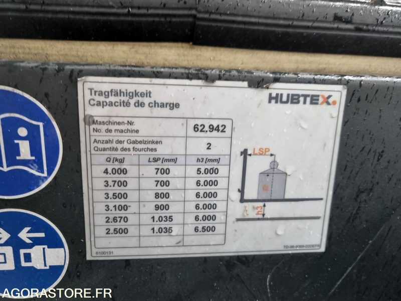 CHARIOT MULTIDIRECTIONNEL HUBTEX MQ-40 21-25 EL - 2011 - Empilhador elétrico: foto 2 CHARIOT MULTIDIRECTIONNEL HUBTEX MQ-40 21-25 EL - 2011 - Empilhador elétrico: foto 2