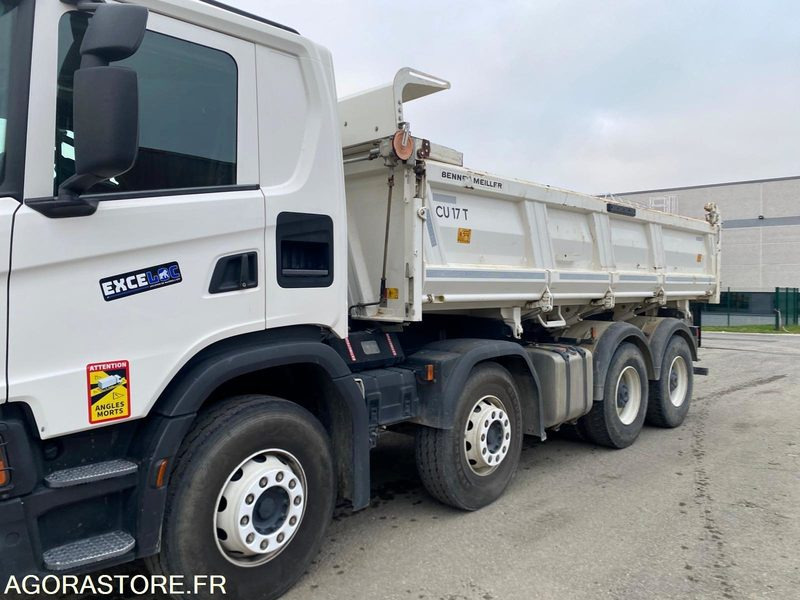 CAMION 8X4 SCANIA G410 BI-BENNE MEILLER 310 500 KM 2019 - Camião: foto 1 CAMION 8X4 SCANIA G410 BI-BENNE MEILLER 310 500 KM 2019 - Camião: foto 1