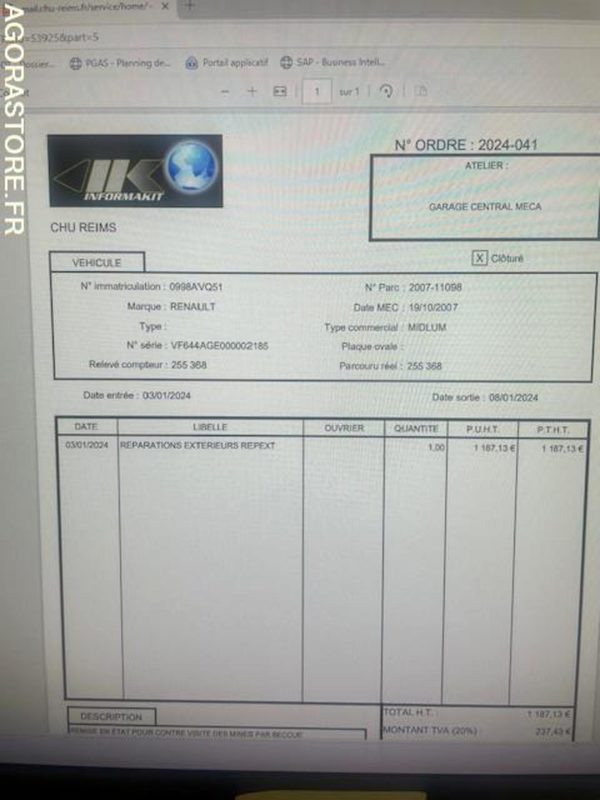 POID LOURD RENAULT MIDLUM - Camião: foto 5 POID LOURD RENAULT MIDLUM - Camião: foto 5