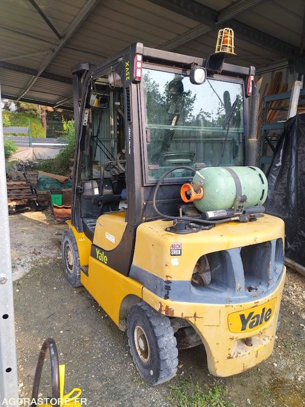 Empilhador a gás Chariot Élévateur YALE GLP25VX (2007) - Pour Pièces ou Réparation: foto 7