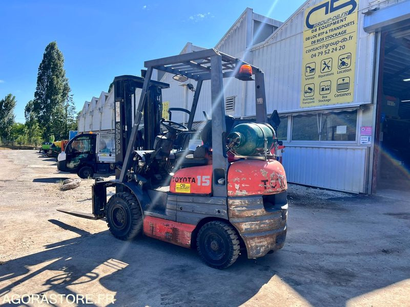 Chariot élévateur à gaz Toyota FG15 4,3m - 1,5T - Année 1994 - 10770 heures - Empilhador a gás: foto 2 Chariot élévateur à gaz Toyota FG15 4,3m - 1,5T - Année 1994 - 10770 heures - Empilhador a gás: foto 2