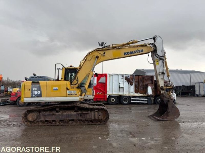 PELLE SUR CHENILLES KOMATSU - PC160-8 - 2011 - 12910H - BON ETAT GENERAL - Escavadora de rastos: foto 4 PELLE SUR CHENILLES KOMATSU - PC160-8 - 2011 - 12910H - BON ETAT GENERAL - Escavadora de rastos: foto 4