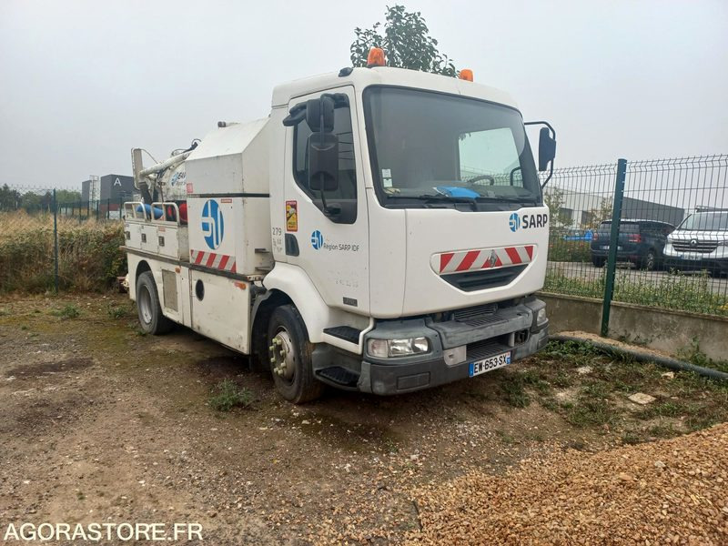 RENAULT Midlum 14T Hydrocureur Mixte 2002 (350000Km environ) EXPORT UNIQUEMENT - Caminhão limpa fossa: foto 1 RENAULT Midlum 14T Hydrocureur Mixte 2002 (350000Km environ) EXPORT UNIQUEMENT - Caminhão limpa fossa: foto 1