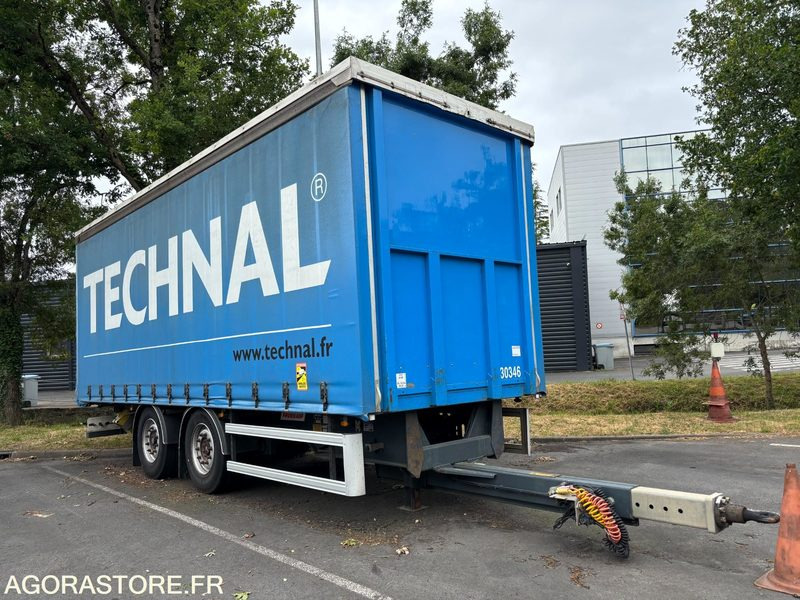 Remorque 2 essieux centraux Bâchée Fruehauf - 2015 (30346) - Semi-reboque: foto 1 Remorque 2 essieux centraux Bâchée Fruehauf - 2015 (30346) - Semi-reboque: foto 1