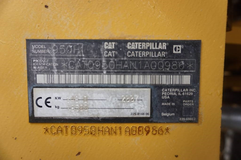 Pá carregadora de rodas CAT 950 H: foto 7