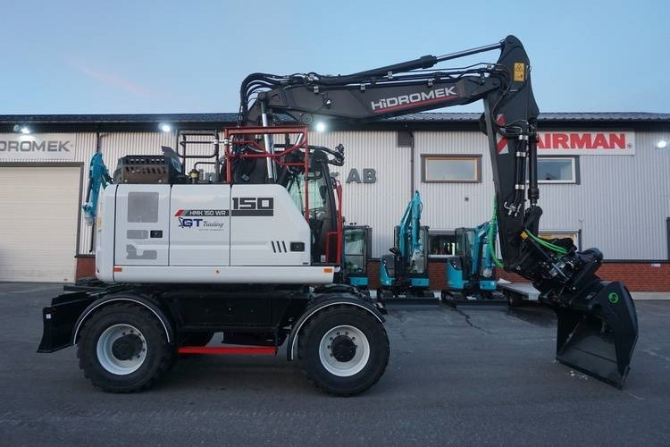 Hidromek HMK 150 WR-5 - Escavadeira de rodas: foto 1 Hidromek HMK 150 WR-5 - Escavadeira de rodas: foto 1