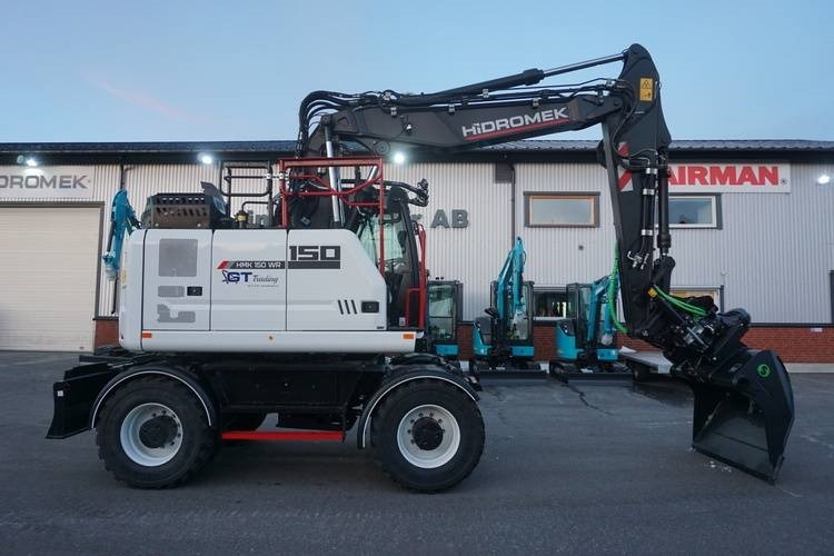 Hidromek HMK 150WR-5 *Uthyres* - Escavadeira de rodas: foto 5 Hidromek HMK 150WR-5 *Uthyres* - Escavadeira de rodas: foto 5