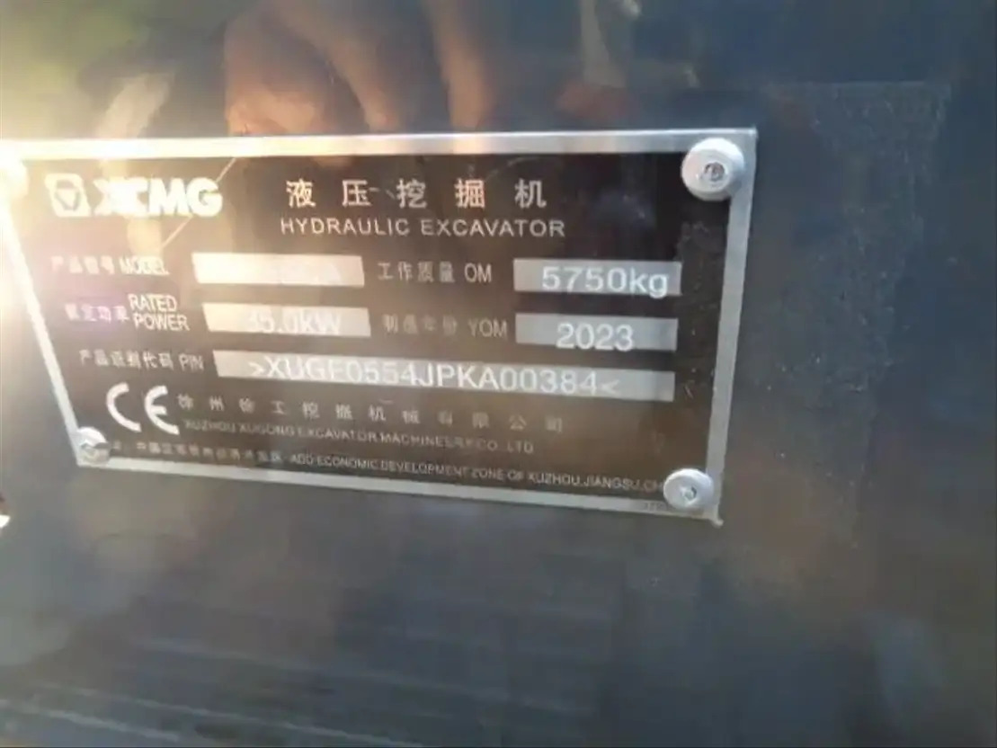 Locação financeira de  XCMG XE55GA XCMG XE55GA: foto 17