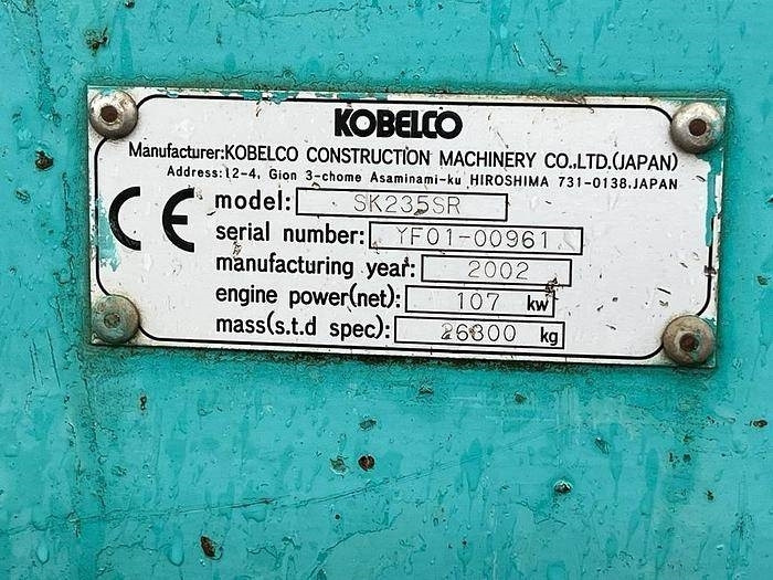Kobelco SK235 SR - Escavadora de rastos: foto 2 Kobelco SK235 SR - Escavadora de rastos: foto 2