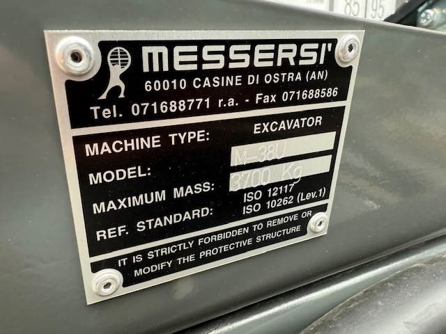 Mini escavadeira novo Messersi M38-U: foto 6 Mini escavadeira novo Messersi M38-U: foto 6