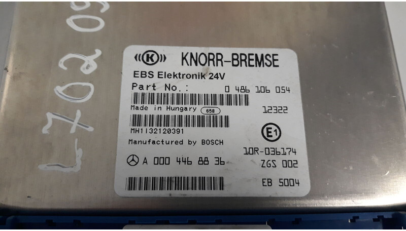 KNORR-BREMSE Actros MP4 - Centralina electrónica para Camião: foto 3 KNORR-BREMSE Actros MP4 - Centralina electrónica para Camião: foto 3