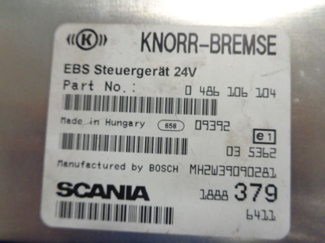 KNORR-BREMSE EBS control unit - Centralina electrónica para Camião: foto 2 KNORR-BREMSE EBS control unit - Centralina electrónica para Camião: foto 2