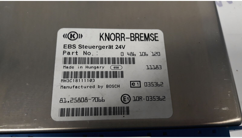 KNORR-BREMSE TGX - Centralina electrónica para Camião: foto 3 KNORR-BREMSE TGX - Centralina electrónica para Camião: foto 3