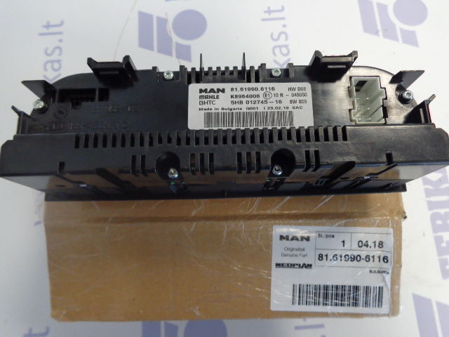 MAN NEW OE heater control unit - Painel de instrumentos para Camião: foto 3 MAN NEW OE heater control unit - Painel de instrumentos para Camião: foto 3