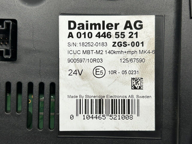 Mercedes-Benz UK version - Painel de instrumentos para Camião: foto 4 Mercedes-Benz UK version - Painel de instrumentos para Camião: foto 4